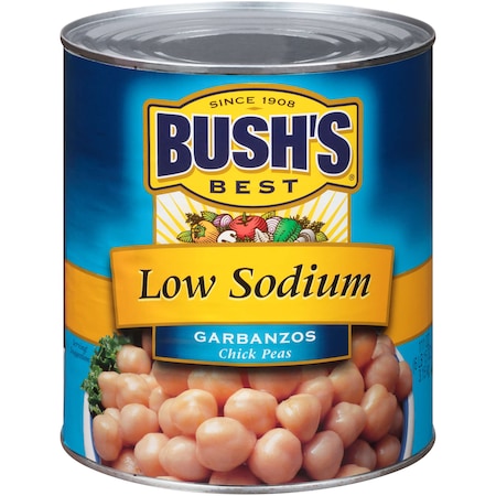 Bushs Best Bush's Best Low Sodium Garbanzo Beans #10 Can, PK6 01701